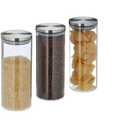 Relaxdays Set de 3 borcane Relaxdays de 1, 5 litri (10046728)