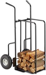 Relaxdays Cărucior de lemne de foc Relaxdays XL din metal (10038934)