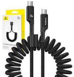 Baseus Cablu de incarcare rapida USB-C la USB-C Baseus Fish-Eye 100W, 1m (negru)