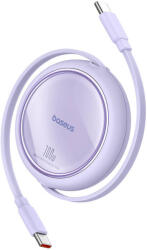 Baseus Cablu Baseus Free2Draw USB-C la USB-C, PD, 100 W, 1 m (violet)