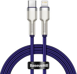 Baseus Cablu USB-C pentru Lightning Baseus Cafule, PD, 20W, 1m (mov)