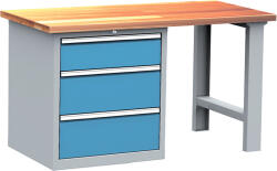  DPS_110 ipari munkapad fiókos szekrénnyel (1500 mm, 3 fiók)