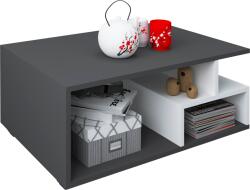 haaus Masuta Cafea Tapa, Antracit/Alb, 80 x 50 x 40 cm (915148)