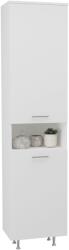 haaus Dulap Baie Dax, cos rufe, Alb, 45 x 32 x 188 cm (920838)