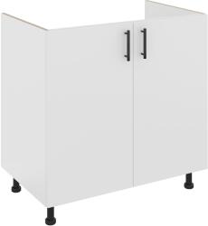 haaus Corp Masca Chiuveta Karo, 2 Usi, Alb, 80 x 50 x 80 cm (917050)