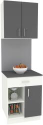 haaus Set Bucatarie Berna, Antracit/Alb, L 60 cm (920395)