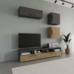 haaus Living Kos V15, Antracit/Stejar Artisan, L 190 cm (921682)