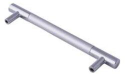 haaus Maner cilindric Mobila, Crom/Satin, din Metal, 96 mm (918354)