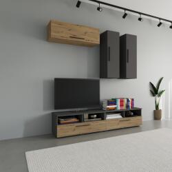 haaus Living Kos V10, Antracit/Stejar Artisan, L 190 cm (921637)