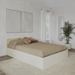 haaus Pat Malmo, 200 x 140 cm, saltea spuma inclusa, Stejar Artisan/Argila (925130)