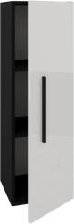 haaus Soldat Kos, O Usa, Negru/Alb Lucios, MDF, 30 x 30 x 95 cm (921347)
