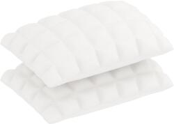 haaus Set 2 perne Luna Silver, fibra siliconata, bumbac, 50 x 70 cm (924003)