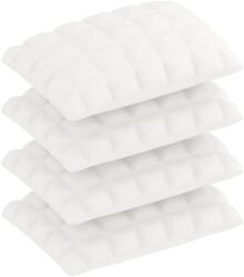 haaus Set 4 perne Luna Silver, fibra siliconata, bumbac, 50 x 70 cm (924010)