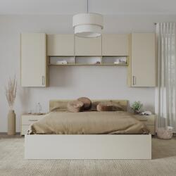 haaus Set dormitor Malmo V13, Pat 200 x 160 cm, Stejar Artisan/Argila (923747)