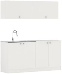 haaus Bucatarie Alegra, Alb, L 160 cm (925987)