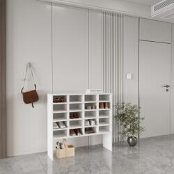 haaus Pantofar Tisso, 20 Rafturi, Alb, 104 x 30 x 100 cm (300029)