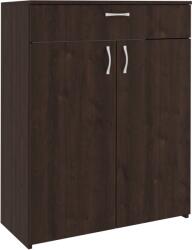 haaus Comoda Tisa, 1 Sertar, 2 Usi, Stejar Bronz, 80 x 35 x 100 cm (925871)