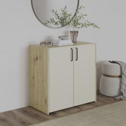 haaus Comoda Malmo, 2 Usi, Stejar Artisan/Argila, 81 x 42 x 80 cm (922764)