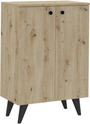 haaus Pantofar Luton, 2 Usi, Stejar Artisan, 62 x 35 x 90 cm (928117)