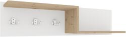 haaus Cuieras Grid, Stejar Artisan/Alb, 100 x 20 x 24 cm (924706)