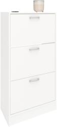 haaus Pantofar Rin, 3 Usi, Alb, 63 x 30 x 120 cm (917005)