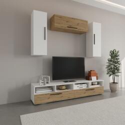 haaus Living Kos V18, Alb/Stejar Artisan, L 190 cm (921521)