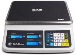 CAS PRII-15CB árszorzós mérleg, lapos, 15 kg, soros porttal (PRII-15CB)