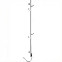 Cerano - Ramus elektromos törölközőszárító, kijelzővel - 160W - fényes fehér - 1400x30 mm (CER-679310)