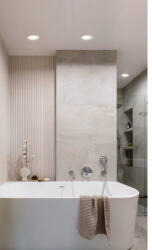 EGLO LED panel , 2.7W , süllyesztett , kerek , természetes fehér , fehér keret , IP44 , EGLO , FUEVA 5 , 99206