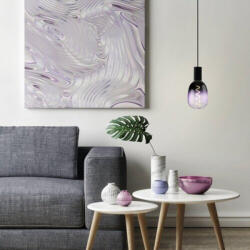 EGLO LED lámpa , égő , izzószálas hatás , filament , E27 , 4W , dimmelhető , meleg fehér , fekete-ibolya , EGLO , 110226