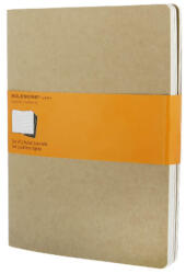 Moleskine QP421 Cahier softcover lined notebook 19x25 cm 3pcs (7500096000)