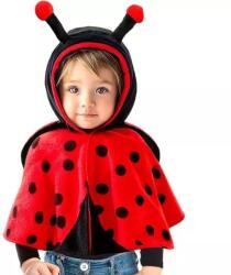 Widmann Katicabogár plüss kapucnis poncsó 110 cm-es méret (60270)