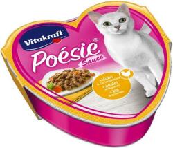 Vitakraft Poésie szószos macskaeledel csirkével és kerti zöldségekkel alutálkában (15 x 85 g) 1.28kg