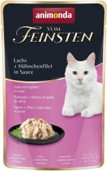 Animonda Vom Feinsten Pouch csirkefilés és lazacos alutasakos macskaeledel szószban (18 x 50 g) 900gr