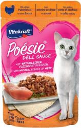 Vitakraft Poésie Délice Turkey szószos eledel macskáknak alutasakban (23 x 85 g) 1.96kg