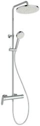 Ideal Standard CeraFlow T25N - Set de duș cu baterie, diametru 26 cm, 2 jeturi, crom A8526AA (A8526AA)