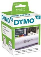 DYMO Etikett LW nyomtatóhoz 36x89mm, 260 db etikett/doboz, Original, fehér (DYMO_980094) (DYMO_980094)