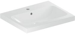 Geberit Icon Light mosdó 75x48x5, 5cm, csaplyukkal, túlfolyóval, fehér (501.835.00.1)