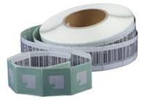  Etikett címke áruvédelmi (RF címke) álvonalkóddal 40x40mm, tekercses 1000 címke/tekercs (EGYEB_59970) (EGYEB_59970)