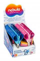 Nebulo Olló 25cm, hegyes, ergonomikus, iskolai, Nebulo (NEBULO_61157) (NEBULO_61157)