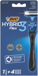 BIC Hybrid Flex 3 férfi borotva, 3 lapát, standard csomag, 4 darab