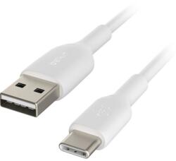 Belkin Cablu de date Belkin BEL-0207, USB-A la USB-C, 2m (Alb) (BEL-0207)