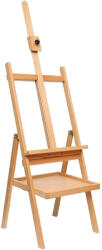 Criando Sevalet profesional din lemn de fag, inaltime ajustabila 150-190 cm, varianta cu tava, culoare natur, HJ-1B (HJ1B_M3) Sevalet
