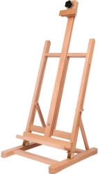 Criando Sevalet de masa/birou din lemn de Fag, finisaje premium, inaltime ajustabila intre 82-117 cm, suporta panze de pana la 70 cm, gr (W06A_NATUR) Sevalet