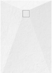 Welland kőhatású zuhanytálca szifonnal 80 x 110 cm - fehér (GT-11080SS) - pepita