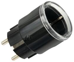 Sonoff Priza inteligenta interior Shelly Wave Plug S, Z-Wave 800, contor energie, 12A 2500W, neagra, IP20 (Shelly Wave Plug S)