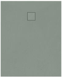 Welland kőhatású zuhanytálca szifonnal 80 x 100 cm - zöld (GT-10080SS) - pepita
