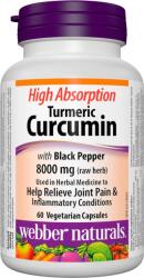 Webber Naturals Turmeric Curcumin with Black Pepper, 60 capsule vege, Webber Naturals