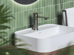 RAVAK Plan mosdócsaptelep 165 mm, lefolyó nélkül PN 014.20GB, grafit - szerelvenycenter