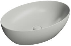 SAPHO GSI PURA pultra helyezhető kerámiamosdó. 60x16x42cm. matt hamuszürke